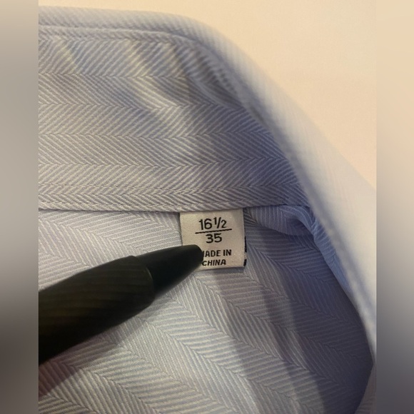 John W. Nordstrom Traditional‎ Fit Finest Egyptian Cotton Men’s Shirt 16.5 | 35 - Picture 8 of 9